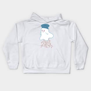 Little Ghost Grounded Kids Hoodie